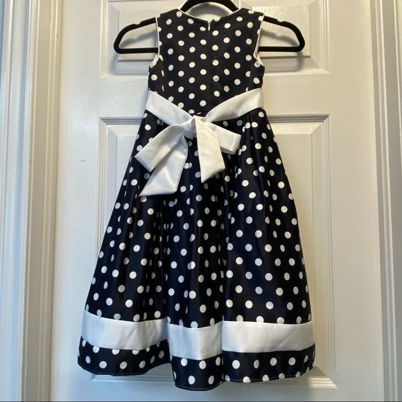 Sugar Plum - Polka Dot Kids Dress Size 6 - Picture 2 of 3
